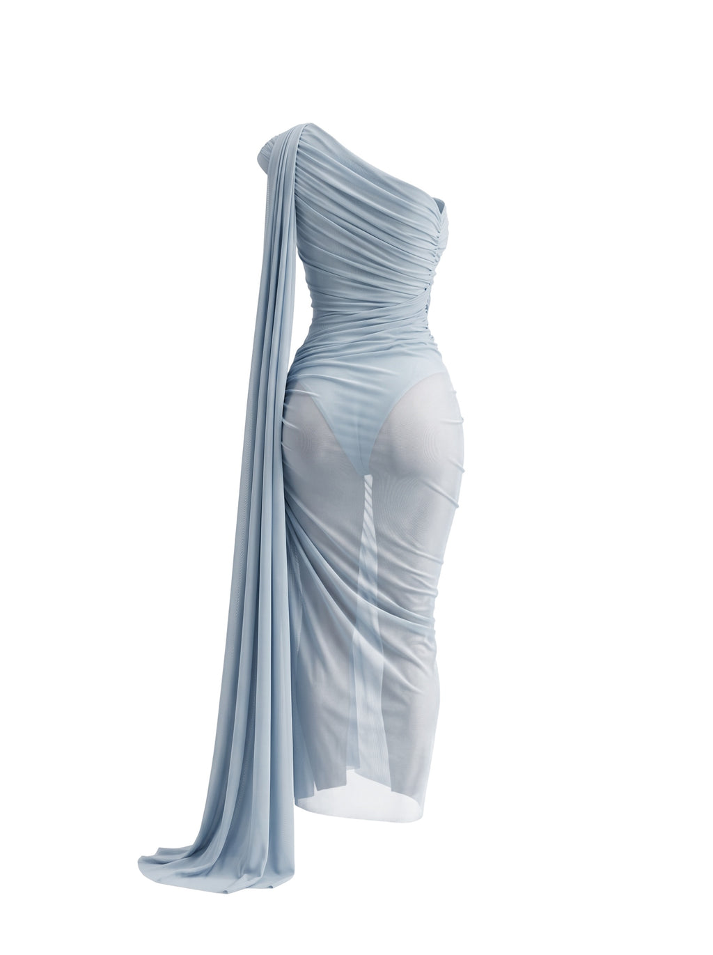 Cloud Purr sheer dress