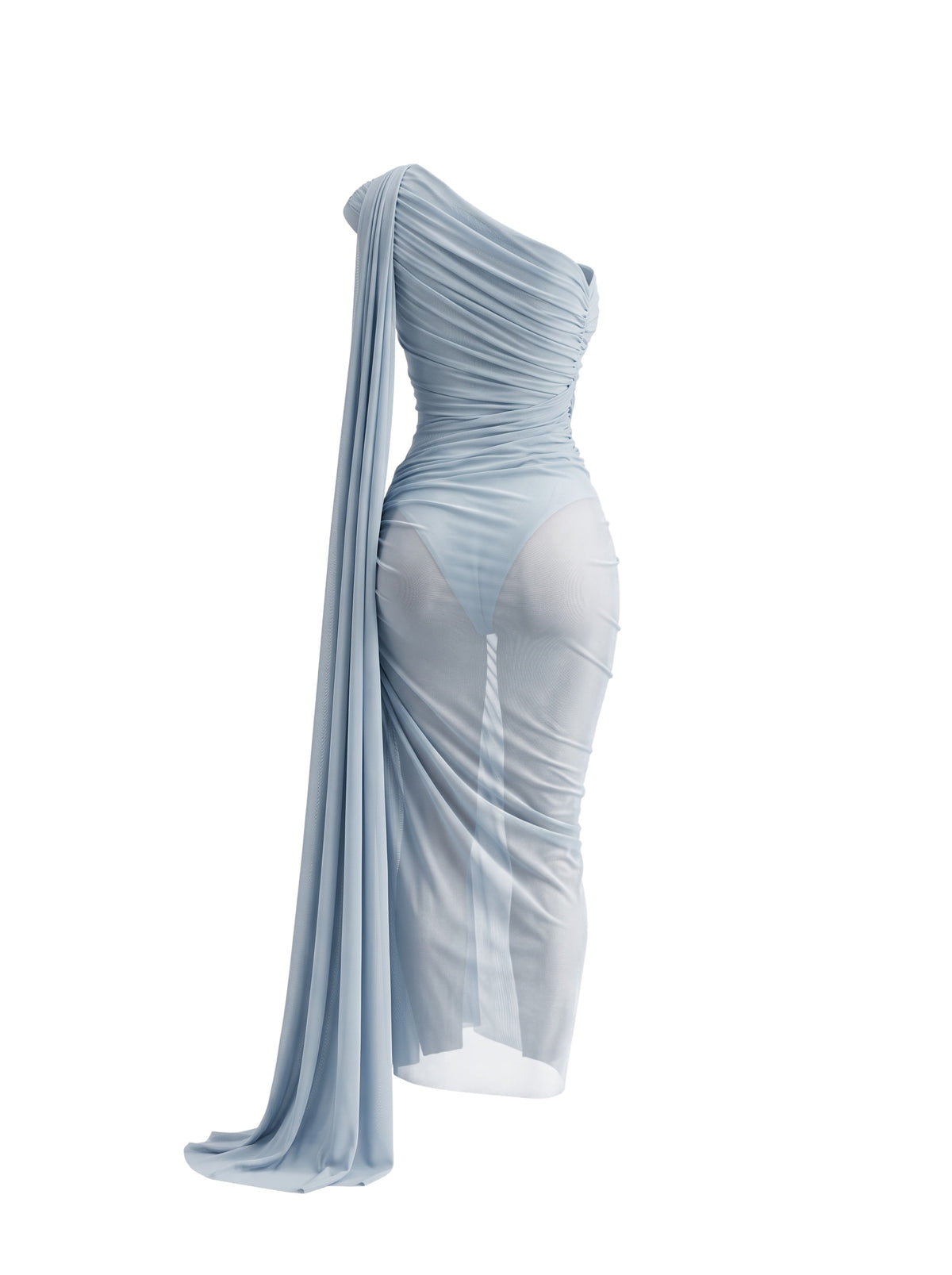 Cloud Purr sheer dress