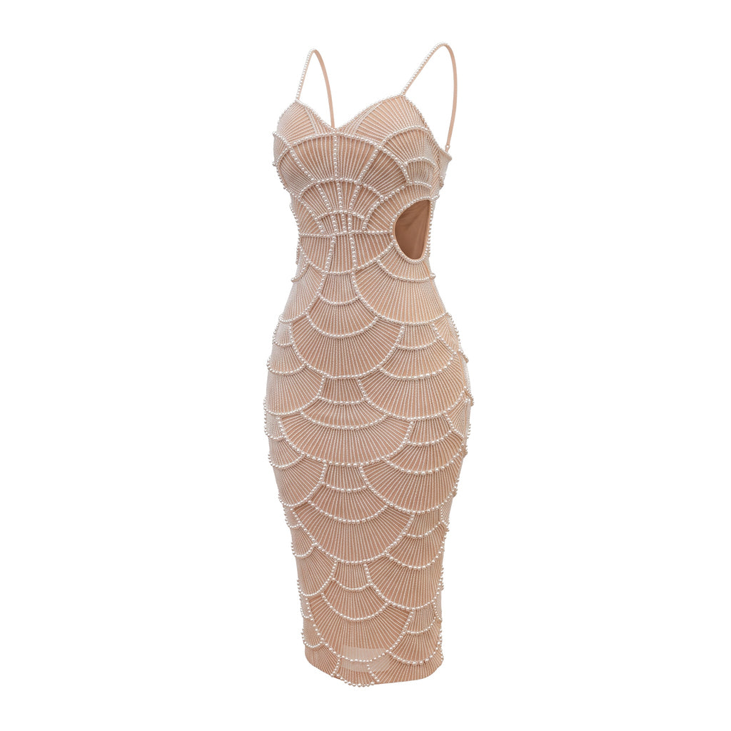Pearl Paws midi dress