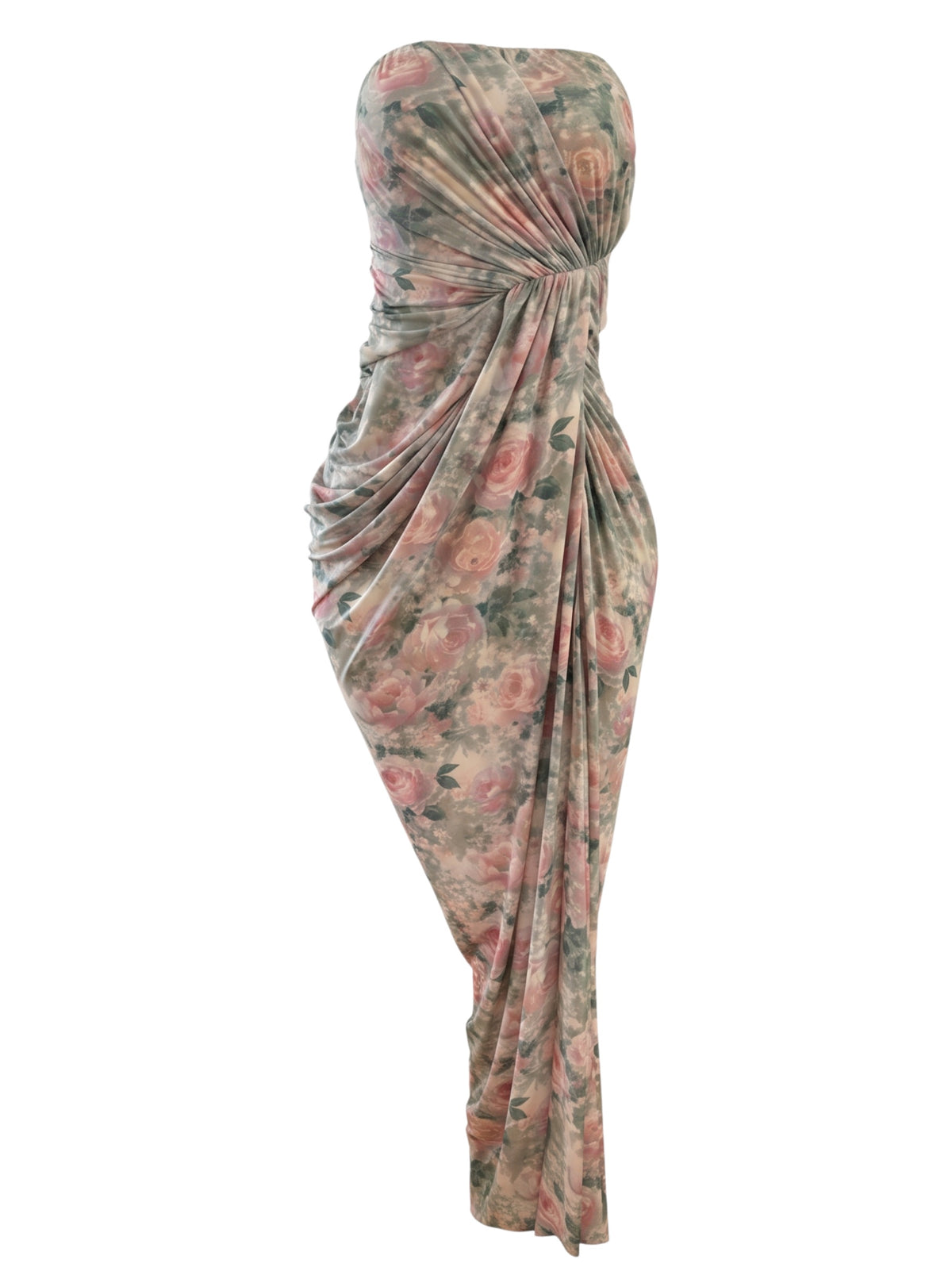 Petal Prowl maxi dress