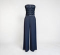 Navy Palazzo Set by A.PEACH