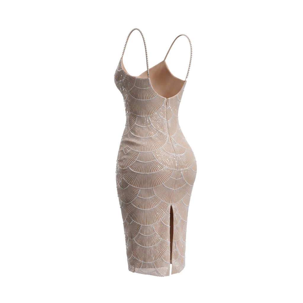 Pearl Paws midi dress